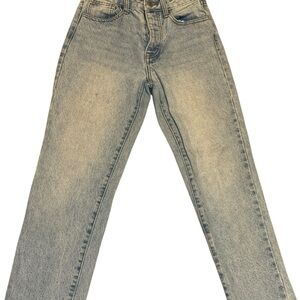 Brandy Melville Blue Straight Jeans Classic Style